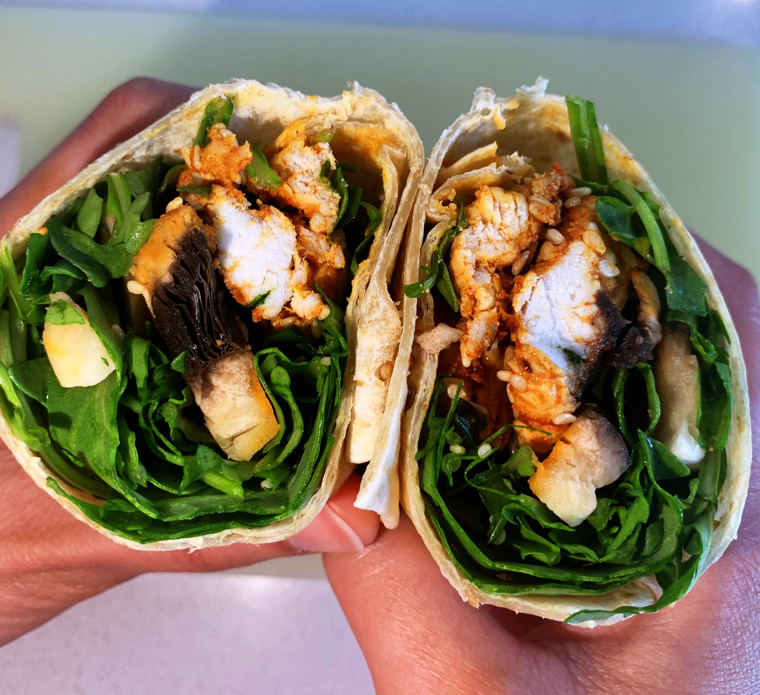 Korean-style Chicken Wrap